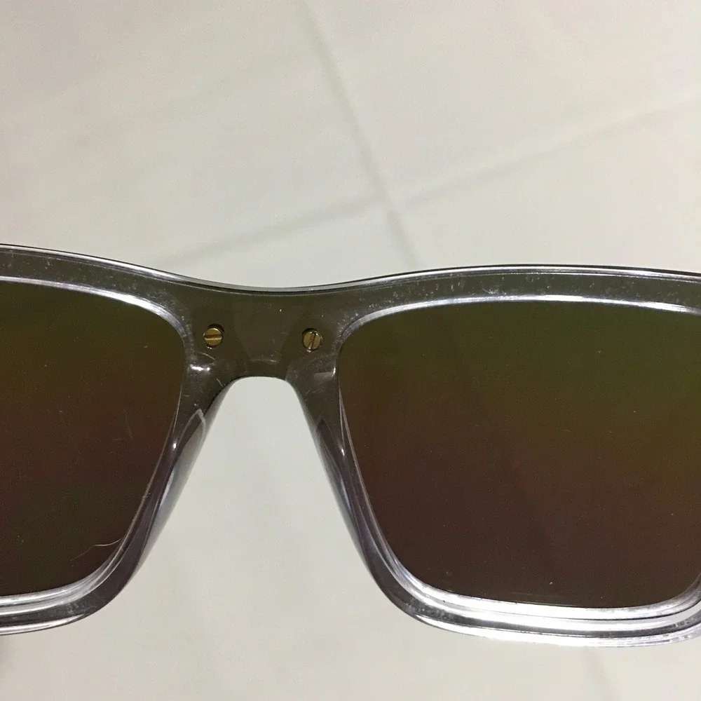 Versace VK 4004U 148/P1 Gold Plastic Square Sunglasses Multicolored